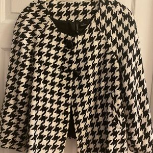 Houndstooth Black and White Jacket